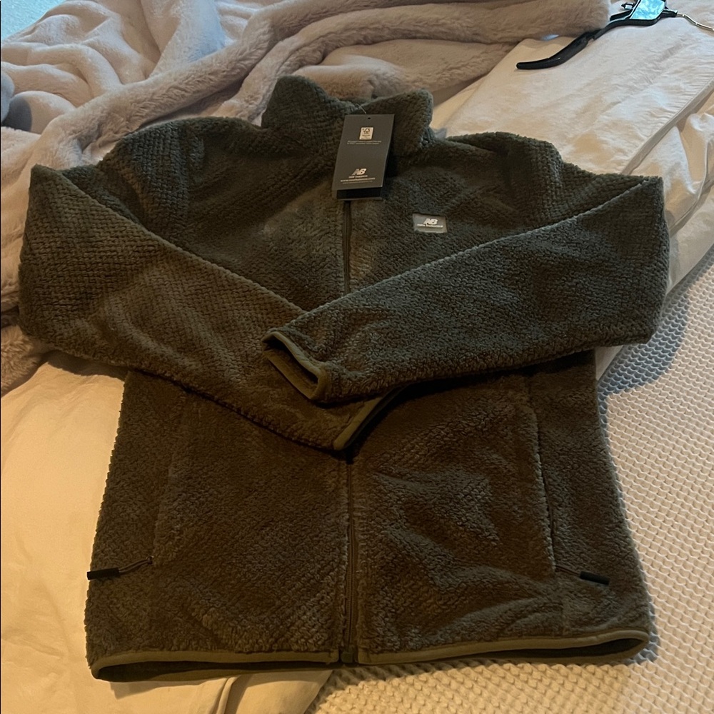 New Balance Forest Green Fleece Jacket